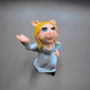 Muppets Miss Piggy Vintage Rubber Pvc Figure Schleich West Germany 2"